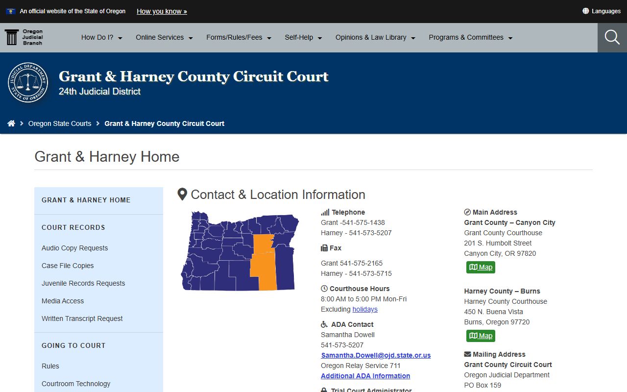 Grant County Circuit Court warrant records search
