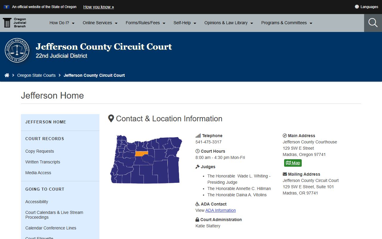 Jefferson County Circuit Court warrant records lookup